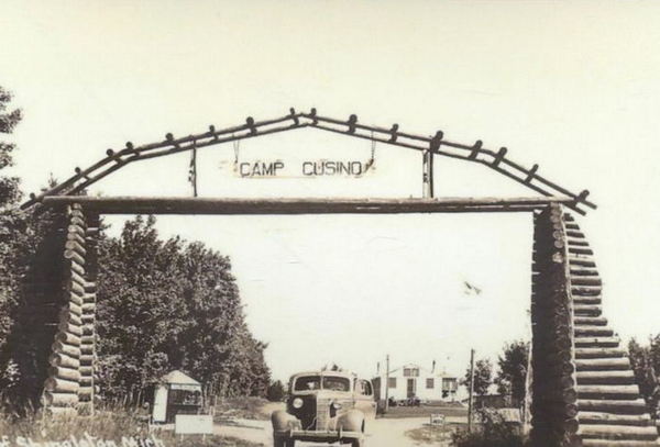 Camp Grayling - Old Postcard View (newer photo)